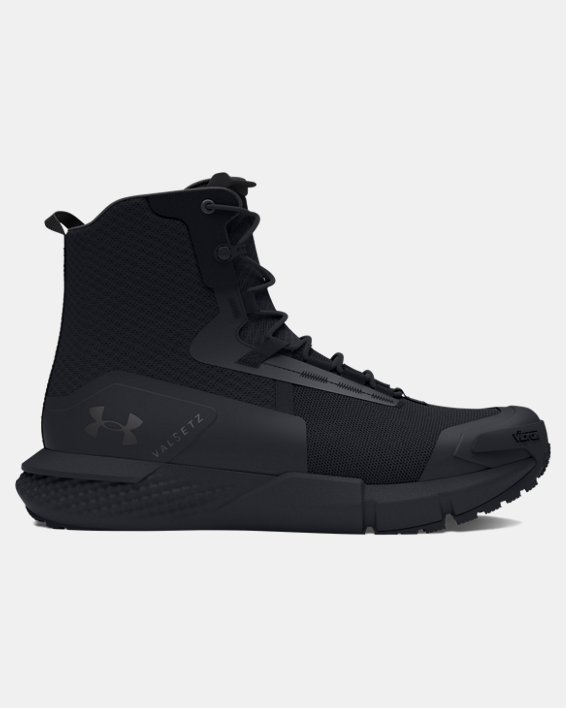 Men's UA Valsetz Zip Tactical Boots in Black image number 0